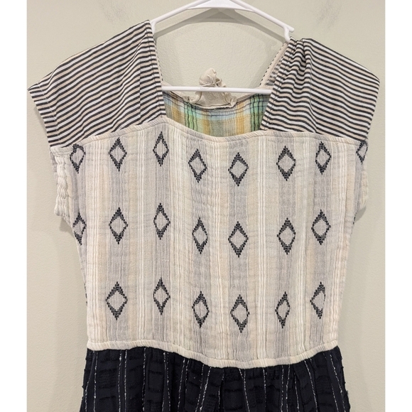 Ace & Jig Cotton Blend Patchwork Pocket Dress Size Small - Picture 2 of 6